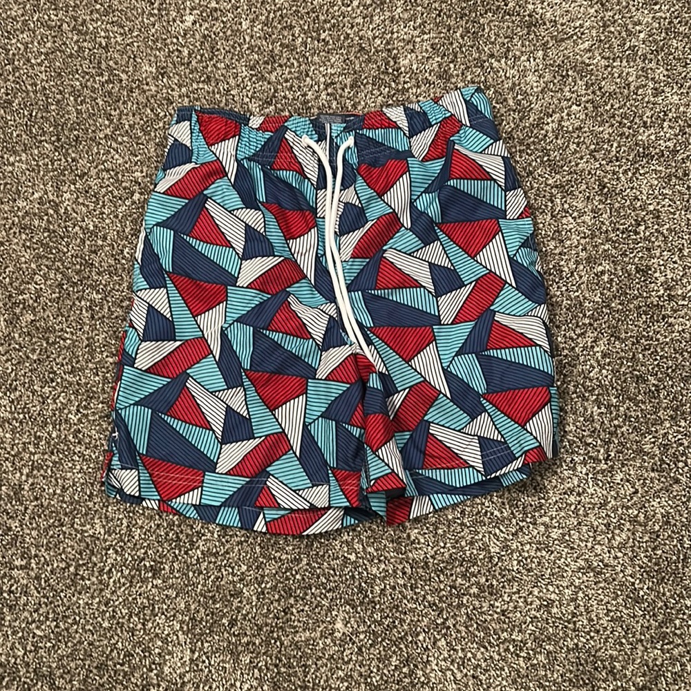 Red White and Blue 4th of July Swim Trunks!